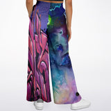 Dusky Midnight Graffiti SW Stretchy Phat Bellbottoms Fashion Flare Jogger - AOP - Thathoodyshop