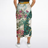 Green Peacock Pocket Maxi Skirt Long Skirt - Thathoodyshop