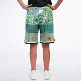 My Little Mermaid Basketball Shorts Basketball Short Rib - AOP - Thathoodyshop