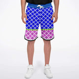 Slices of Lime Basketball Shorts Basketball Short Rib - AOP - Thathoodyshop