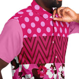 Shangri-La S/S Button Down Shirt Short Sleeve Button Down Shirt - AOP - Thathoodyshop