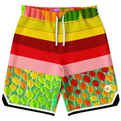 Rainbow-Tastic Basketball Shorts Basketball Short Rib - AOP - Thathoodyshop
