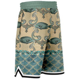 Bon Voyage Basketball Shorts Basketball Short Rib - AOP - Thathoodyshop