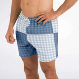Blue Lagoon Dunkies Swim Trunks Men - AOP - Thathoodyshop