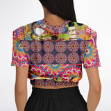 Princess Tea Time Cropped Sweater Cropped Sweater - Thathoodyshop