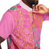 Gypsy Beat Indian Floral Short Sleeve Button Down Shirt Short Sleeve Button Down Shirt - Thathoodyshop