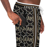 Mitty Monarchs Jet Honeycomb Unisex Joggers Joggers - Thathoodyshop