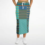 Many Blessings Horus Eye Long Pocket Skirt Pocket Skirts - Thathoodyshop