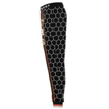 Gold Line Black Honeycomb Unisex Joggers Joggers - Thathoodyshop