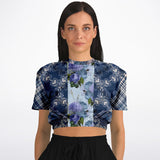 Blue Mystic Cropped Sweater Cropped Sweater - Thathoodyshop