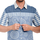 Blue Lagoon S/S Button Down Shirt Short Sleeve Button Down Shirt - AOP - Thathoodyshop