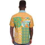 South Beach S/S Button Down Shirt Short Sleeve Button Down Shirt - AOP - Thathoodyshop
