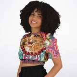Princess Tea Time Cropped Sweater Cropped Sweater - Thathoodyshop