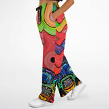 Me So Psychedelic Flare Leg Joggers Athletic Flare Joggers - Thathoodyshop