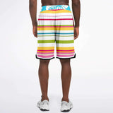 Hawaiian Tropic Basketball Shorts Basketball Short Rib - AOP - Thathoodyshop