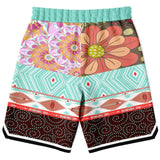 Summer of Love Basketball Shorts Basketball Short Rib - AOP - Thathoodyshop