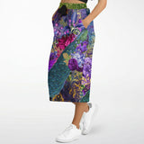 Purple Fusion Pocket Maxi Skirt Maxi Skirt - Thathoodyshop