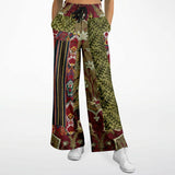 Red Melange Flare Leg Joggers Flare Joggers - Thathoodyshop
