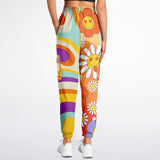 Happy Valley Retro Floral Cargo Joggers Cargo Sweatpants - Thathoodyshop