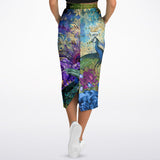 Purple Fusion Pocket Maxi Skirt Maxi Skirt - Thathoodyshop