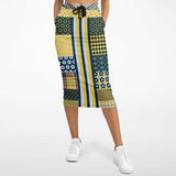 Dauphin Patchwork Stripe Long Pocket Skirt Long Pocket Skirt - Thathoodyshop