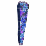 Norma Jean Purple Floral Fleece Joggers Joggers - Thathoodyshop