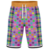 Mercury Retrograde Purple Vertical Basketball Shorts Basketball Shorts - Thathoodyshop