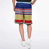 Queen of Sheba Basketball Shorts Basketball Short Rib - AOP - Thathoodyshop