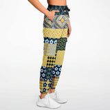 Dauphin Patchwork Stripe Unisex Cargo Joggers Athletic Cargo Sweatpants - AOP - Thathoodyshop