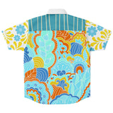 Blue Bullwinkle S/S Button Down Shirt Short Sleeve Button Down Shirt - AOP - Thathoodyshop