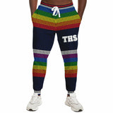 Royal Navy Rainbow Stripe Fleece Joggers Joggers - Thathoodyshop