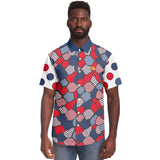 Liberty Pebble S/S Button Down Shirt Short Sleeve Button Down Shirt - AOP - Thathoodyshop