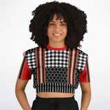 Gold Line Red DLX Cropped Sweater Cropped Sweater - Thathoodyshop