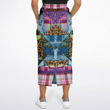 Gypsy Queen Purple Pocket Maxi Skirt Long Pocket Skirt - Thathoodyshop