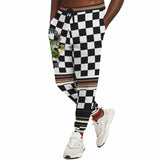 THS Snake Bite Checkmate Fleece Joggers Fashion Jogger - AOP - Thathoodyshop