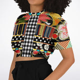 Versailles Cropped Sweater Cropped Short Sleeve Sweater - Thathoodyshop