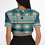 Balanced Life Cropped Sweater Cropped Short Sleeve Sweater - Thathoodyshop