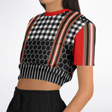 Gold Line Red DLX Cropped Sweater Cropped Sweater - Thathoodyshop
