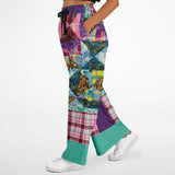 Gypsy Queen Purple Flare Leg Joggers Athletic Flare Jogger - AOP - Thathoodyshop