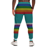 Green Mosaic OG San Diego Fleece Joggers Joggers - Thathoodyshop