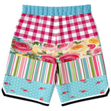 Parade of Roses Basketball Shorts Basketball Short Rib - AOP - Thathoodyshop