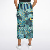 Green Meknes Pocket Maxi Skirt Pocket Skirt - Thathoodyshop