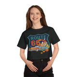 Cruisin Route 66 Cropped T-Shirt T-Shirt - Thathoodyshop