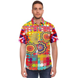 Ophelia S/S Button Down Shirt Short Sleeve Button Down Shirt - AOP - Thathoodyshop