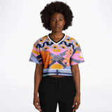 Bahama Mama Crop Jersey Cropped Football Jersey - AOP - Thathoodyshop