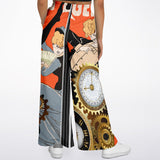 Dance Steps Pinstripe Flare Leg Joggers Bellbottoms - Thathoodyshop