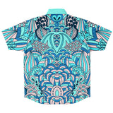 Aqua Amarillo S/S Button Down Shirt Short Sleeve Button Down Shirt - AOP - Thathoodyshop
