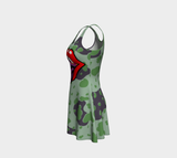 Funhouse Swirl Dress Flare Dress - Thathoodyshop