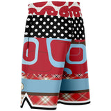 Red Pacific Palisades Basketball Shorts Basketball Shorts - Thathoodyshop