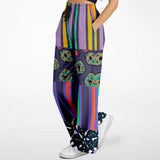 Purple Flurry Flare Leg Joggers Flare Joggers - Thathoodyshop